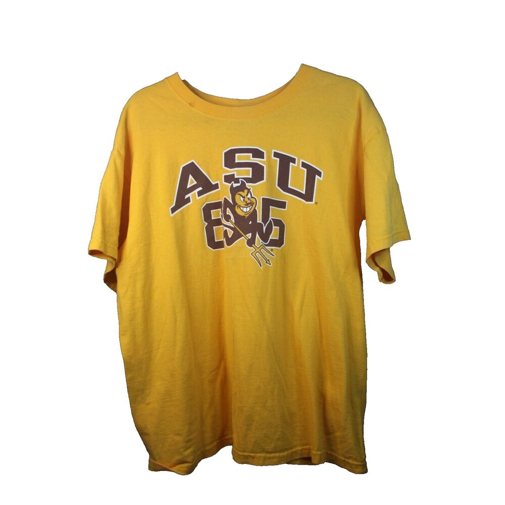 Arizona State Sun Devils ASU #85 Yellow Shirt Size Large L